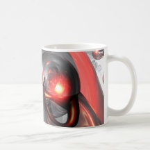Mercury Rising Abstract Mug