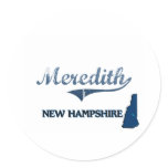 Meredith New Hampshire City Classic Sticker