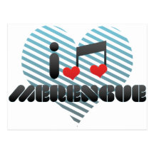 Merengue fan post cards