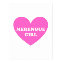 Merengue Girl Post Cards