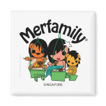 Merfamily® Singapore Satay magnets