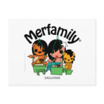 Merfamily® Singapore Satay postcards