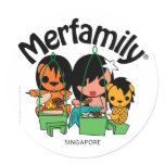 Merfamily® Singapore Satay stickers