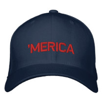 'MERICA Embroidered Hat