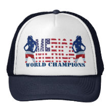 Merica world champions hat