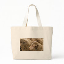 Merino sheep tote bags