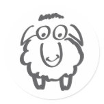 merino sheep stickers