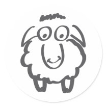 merino sheep stickers