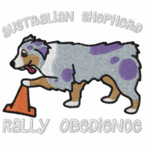 Merle Australian Shepherd Rally Obedience