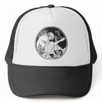 Merlin Aubrey Beardsley Trucker Hat