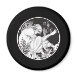 Merlin Aubrey Beardsley Fridge Magnet
