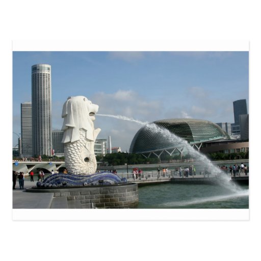 Merlion Singapore Post Cards