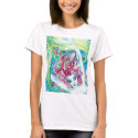 mermaid #4 Red head mermaid  k. m .s. t-shirts