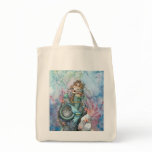 Mermaid and Baby Tote Bag by Molly Harrison