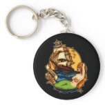 Mermaid and Pirate Ship keychains