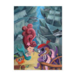 Mermaid and Pirates postcards