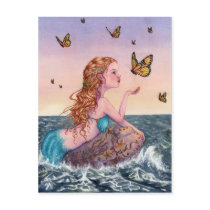 Mermaid Art Postcard - Bring Me Tidings