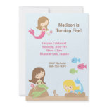 Mermaid Birthday Party Invitation