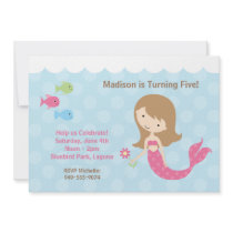Mermaid Birthday Party Invitation