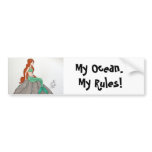 Mermaid bumper stickers