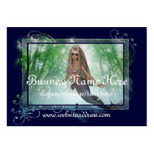 Mermaid Business Card :: Beautiful Blonde Tag D3