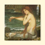 Mermaid by JW Waterhouse, Victorian Mythology Art magnets