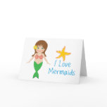 Mermaid Card/Invitation Template
