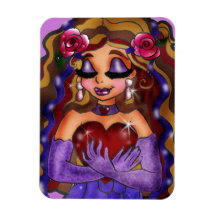 Mermaid Heart Premium Magnet