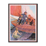 Mermaid in Fishermens New Postcards
