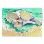 Mermaid in Shell Greeting Card
