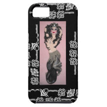 MERMAID iPHONE CASE - GOTH MERMAID iPhone 5 Cover