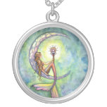 Mermaid Moon Sterling Silver Necklace necklaces