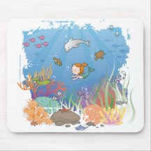 Mermaid Mouse Pad
