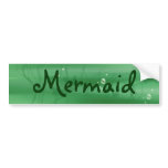 Mermaid on board bumper stickers