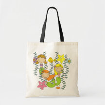 Mermaid Party Canvas Bag