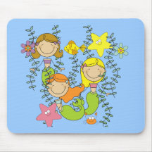 Mermaid Party Mouse Pads