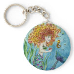 Mermaid - Seahorse Keychain