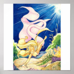 !Mermaid Shell Hunter Poster posters
