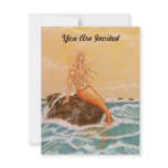 MERMAID THEMED PARTY INVITATION ~ EZ TO CUSTOMIZE