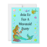 MERMAID THEMED PARTY INVITATION ~ EZ TO CUSTOMIZE