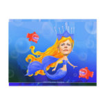 MERMAID UNDER THE SEA postcards