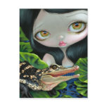 "Mermaid with a Baby Alligator" Postcard