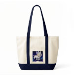 Mermaid with Dolphin  Canvas Tote Bag