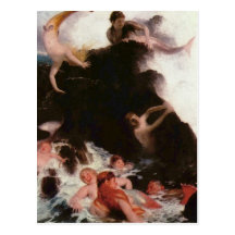 Mermaids At Play Postcards
