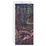 Mermaids Deer Mortifying By Schwind Moritz Von rack cards