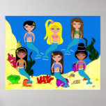 Mermaids from around the World Poster
