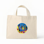 Mermaids in Ocean with Dolphins Tote Bag