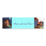 Mermaids Live Here Bumper Sticker