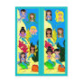 Mermaids & Merfaeries Postcard Bookmarks