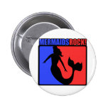 Mermaids Rock! Button